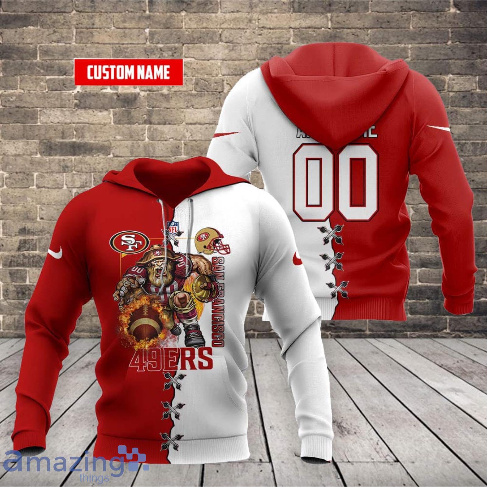 NFL San Francisco 49ers 3D Hoodie All Over Print Shirts Show Your Team  Spirit in 2023