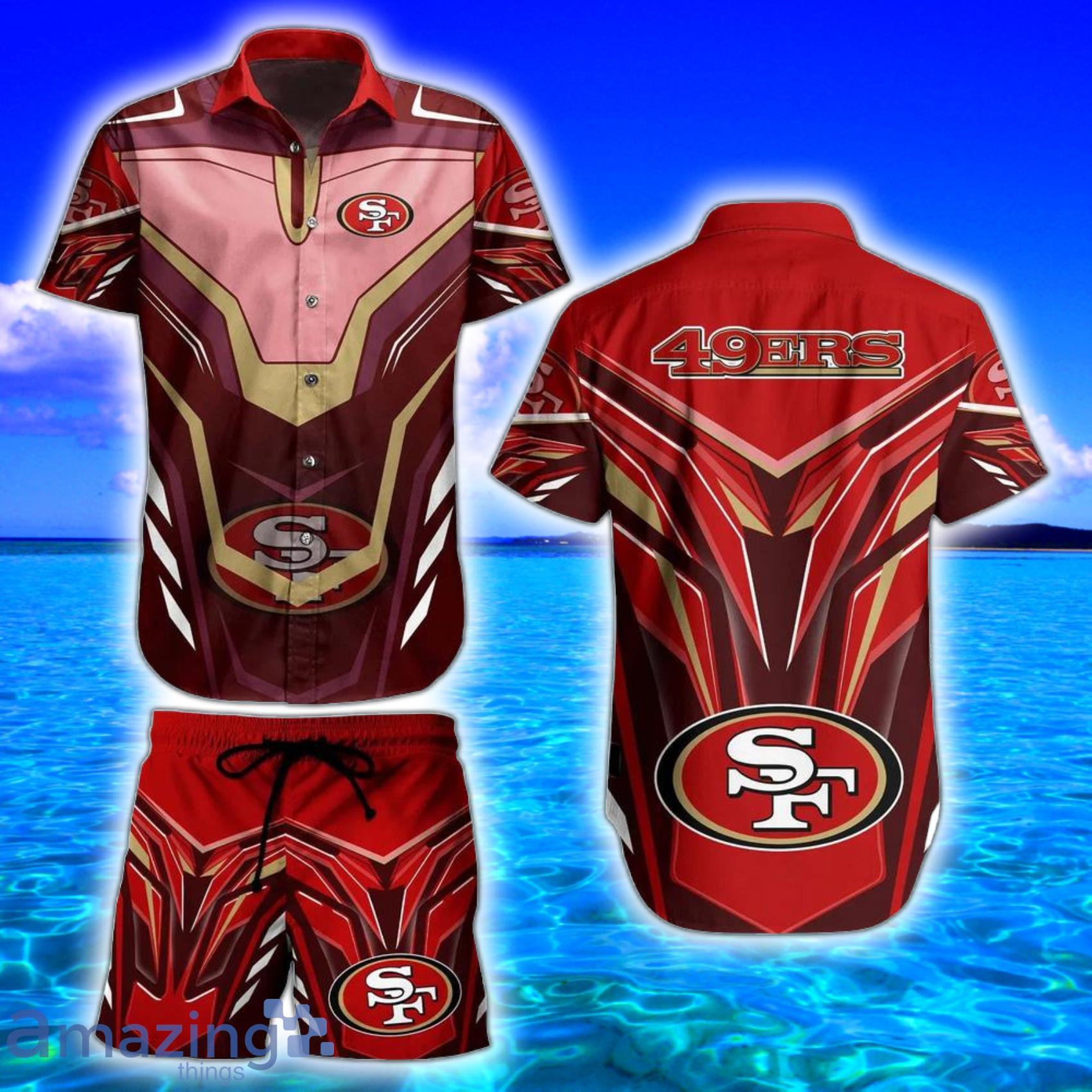 San Francisco ers Nfl Super DesignSjort Sleeve Hawaiian Shirt And Beach Short Product Photo 1