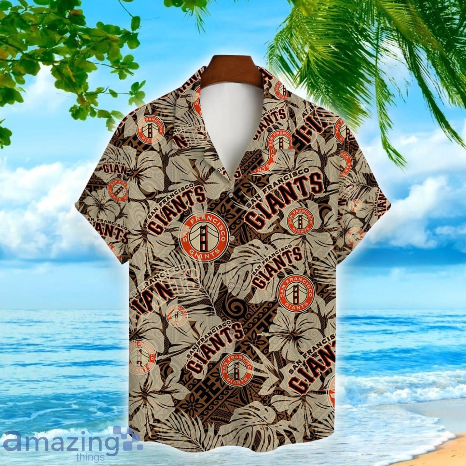 MLB San Francisco Giants Tropical Hibiscus Hawaiian Shirt For