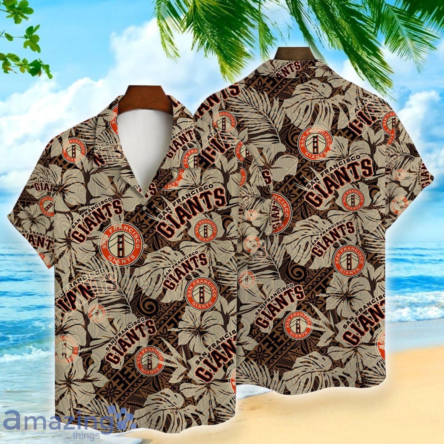 MLB San Francisco Giants Tropical Hibiscus Hawaiian Shirt For