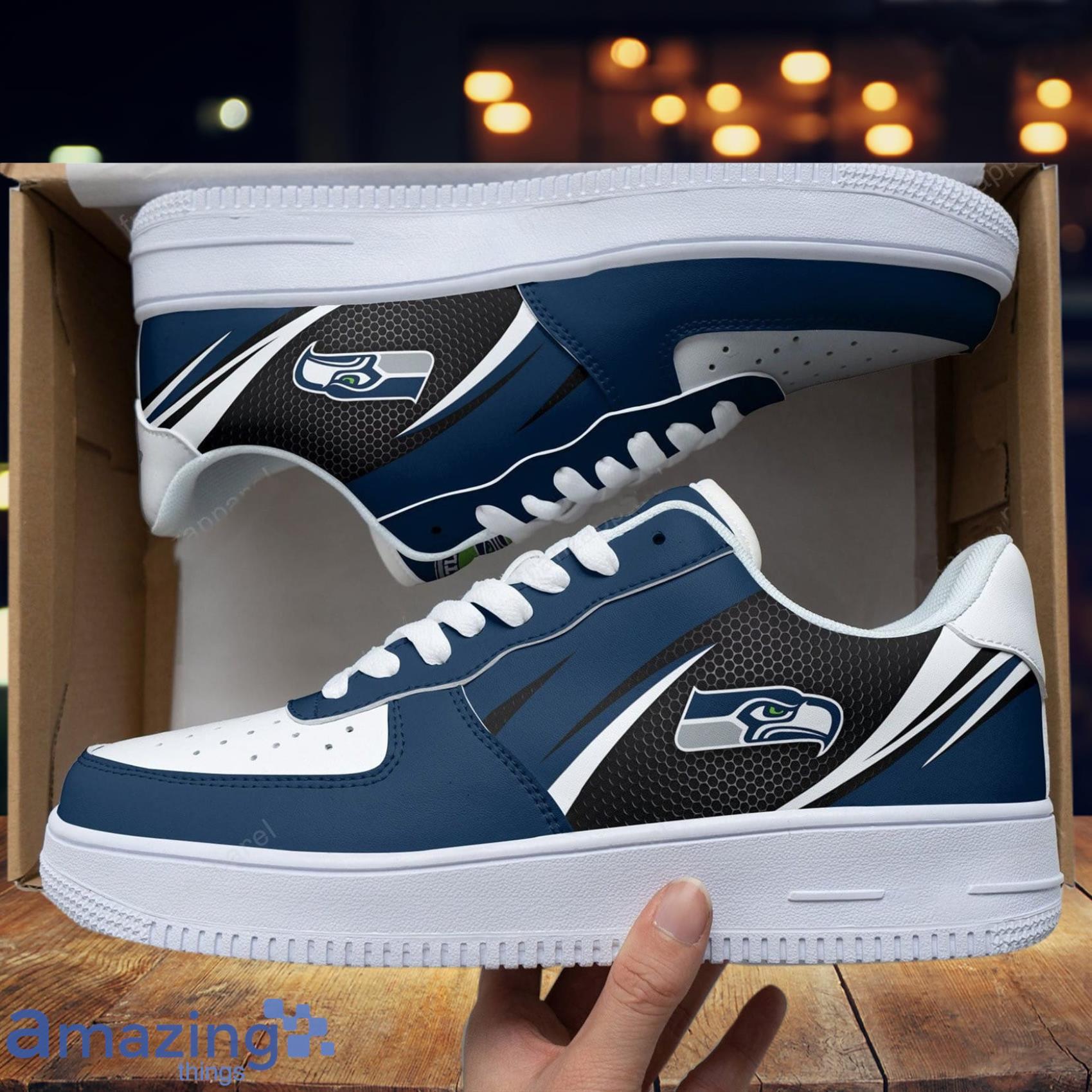 Seattle Seahawks CUSTOM Nike Air Force Shoes -  Worldwide  Shipping