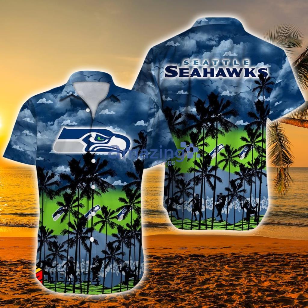 Seattle seahawks NFL Design 4 Beach Hawaiian Shirt Men And Women