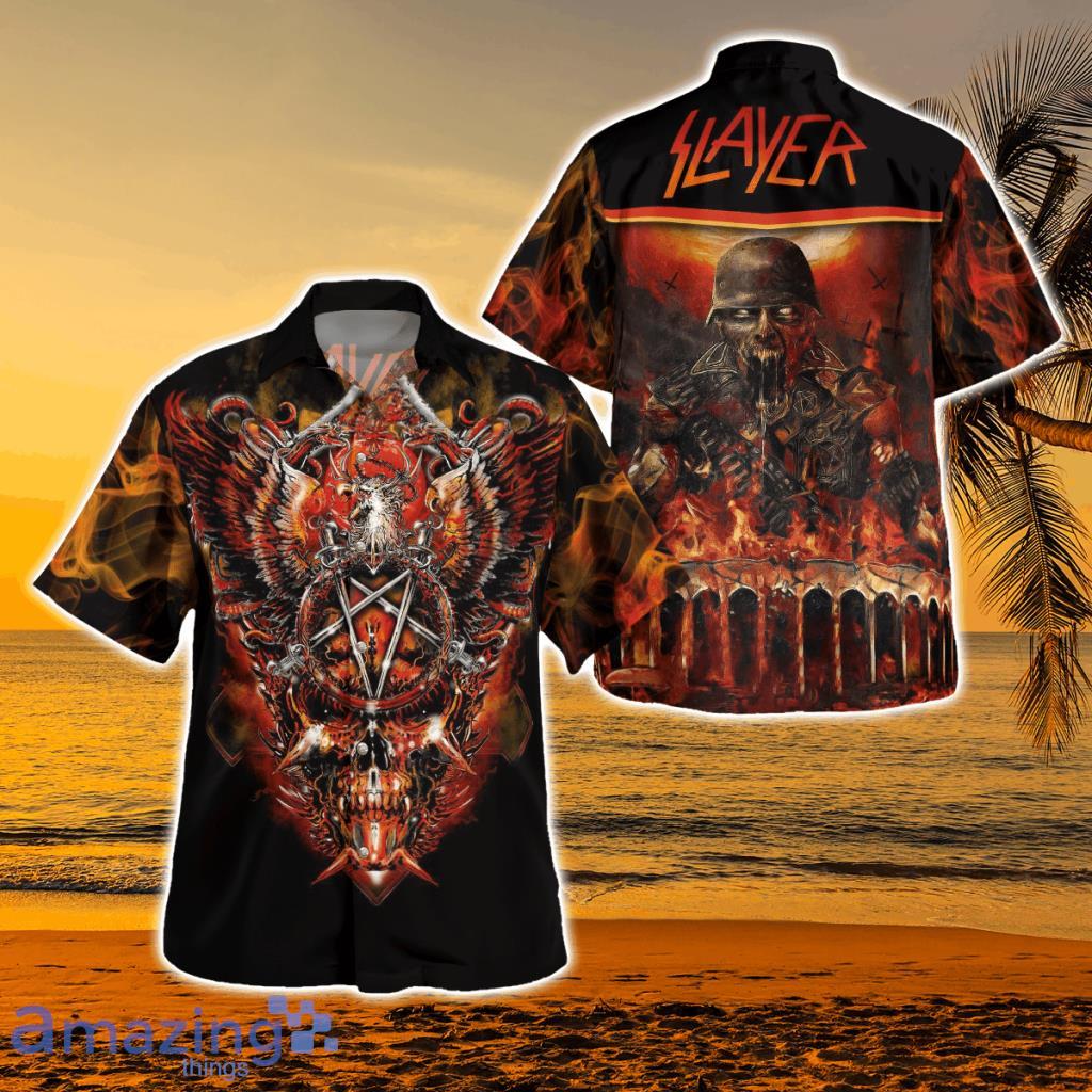 Slayer Skull Hawaii Shirt Aloha Shirt For Men Women Product Photo 1 Slayer Skull Hawaii Shirt Aloha Shirt For Men Women Product Photo 1