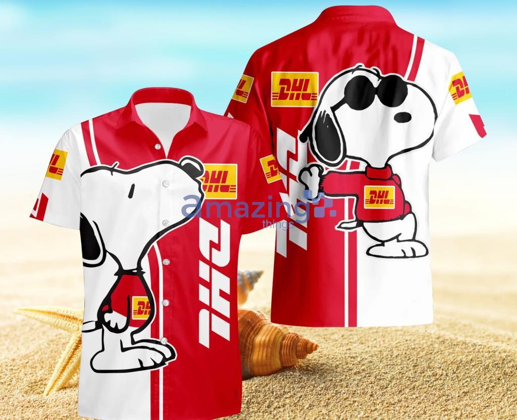 Snoopy DHL Hawaiian Shirt For Men And Women - Snoopy DHL Hawaiian Shirt For Men And Women