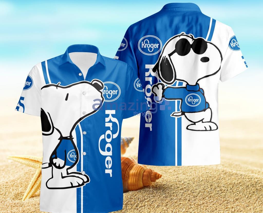 Snoopy Kroger Hawaiian Shirt For Men And Women - Snoopy Kroger Hawaiian Shirt For Men And Women