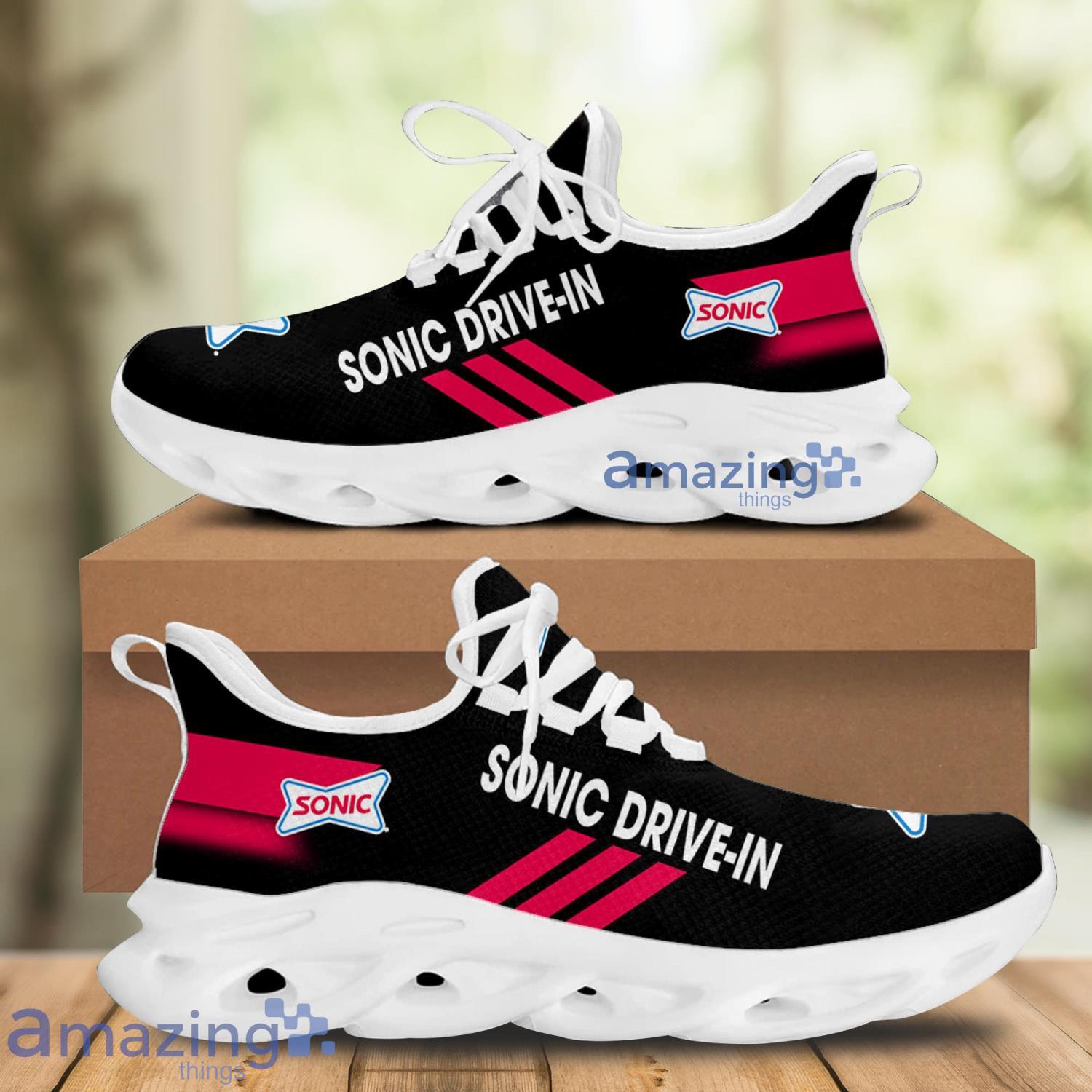 Sonic Drive In Max Soul Shoes Striped Sneaker For Sport Fans image Sonic Drive-In Max Soul Shoes Striped Sneaker For Sport Fans Product Photo 2
