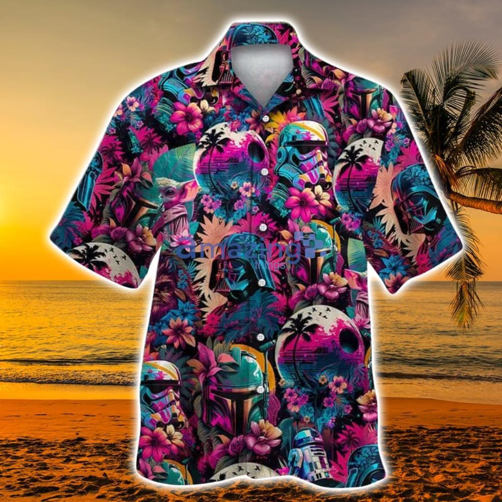 Special Star Wars Synthwave Darth Vader Hawaiian Shirt For Men Men