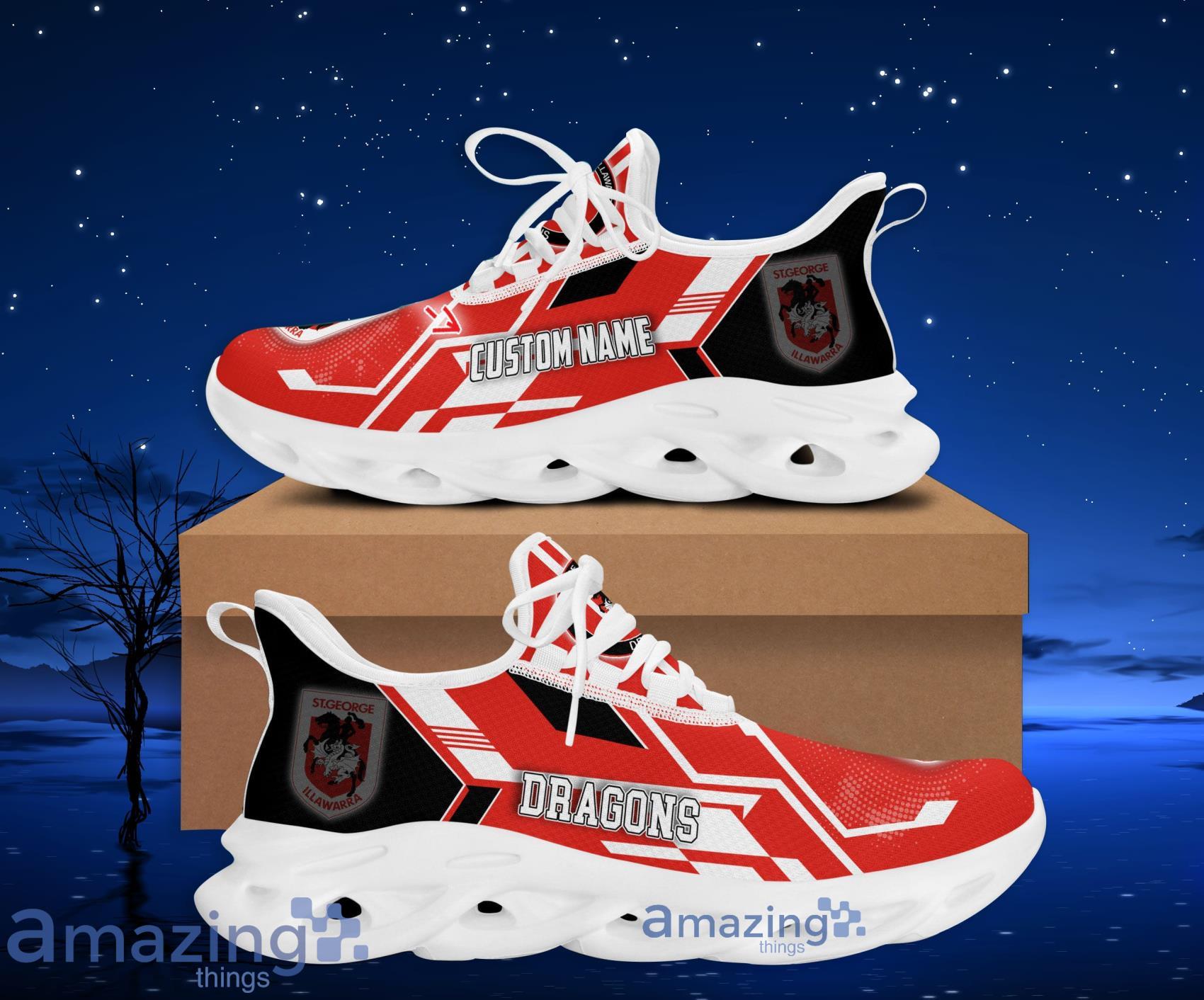 St. George Illawarra Dragons Clunky Shoes Max Soul Sneakers For Men And Women Product Photo 1