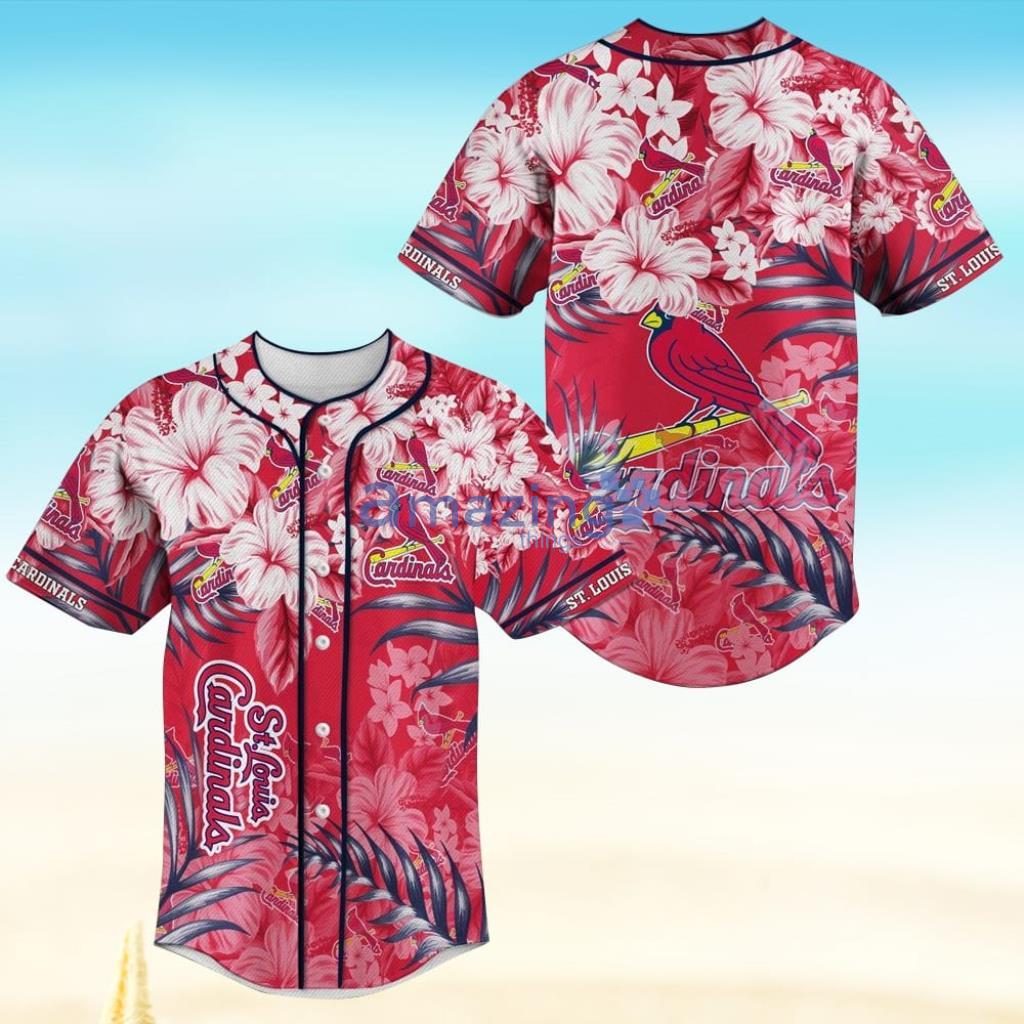 St. Louis Cardinals Flower MLB Baseball Jersey Shirt Product Photo 1