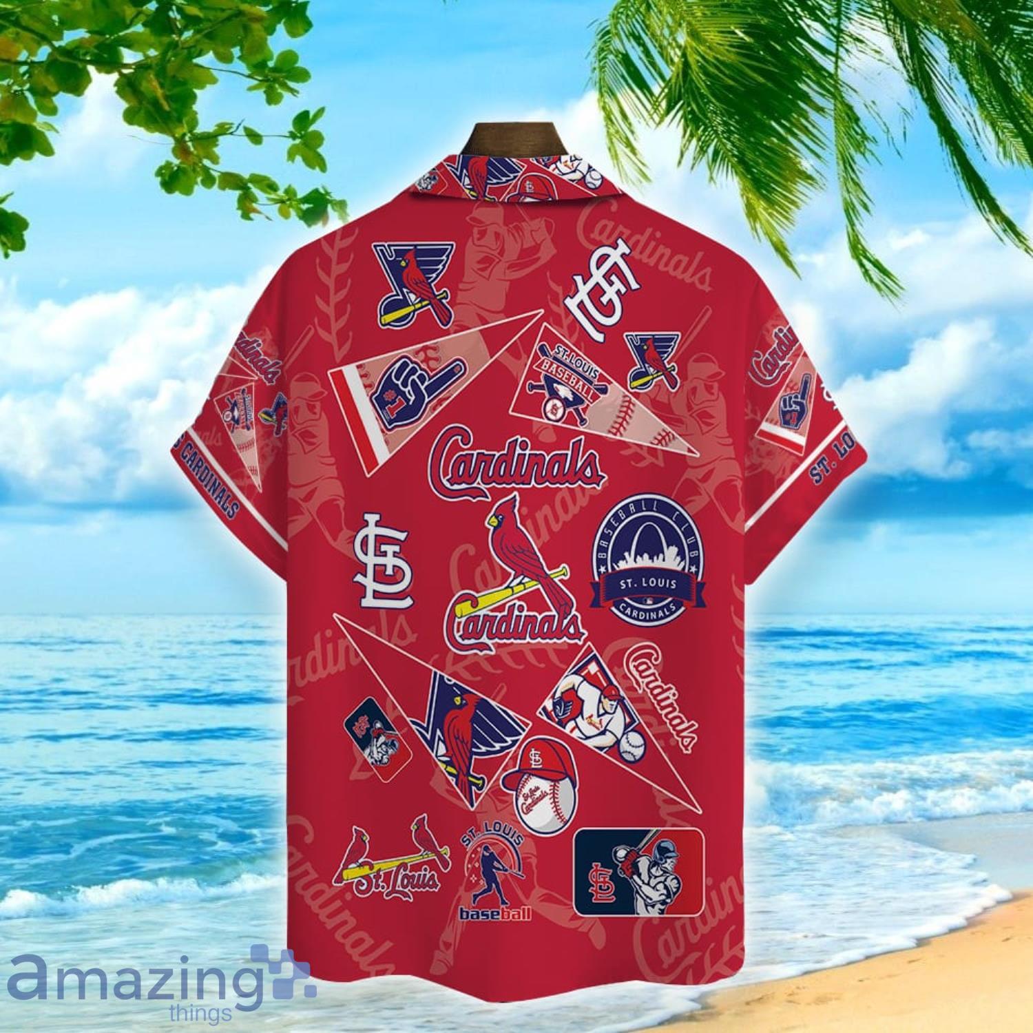 St. Louis Cardinals Mlb Set 3D Hawaiian Shirt And Short Gift For