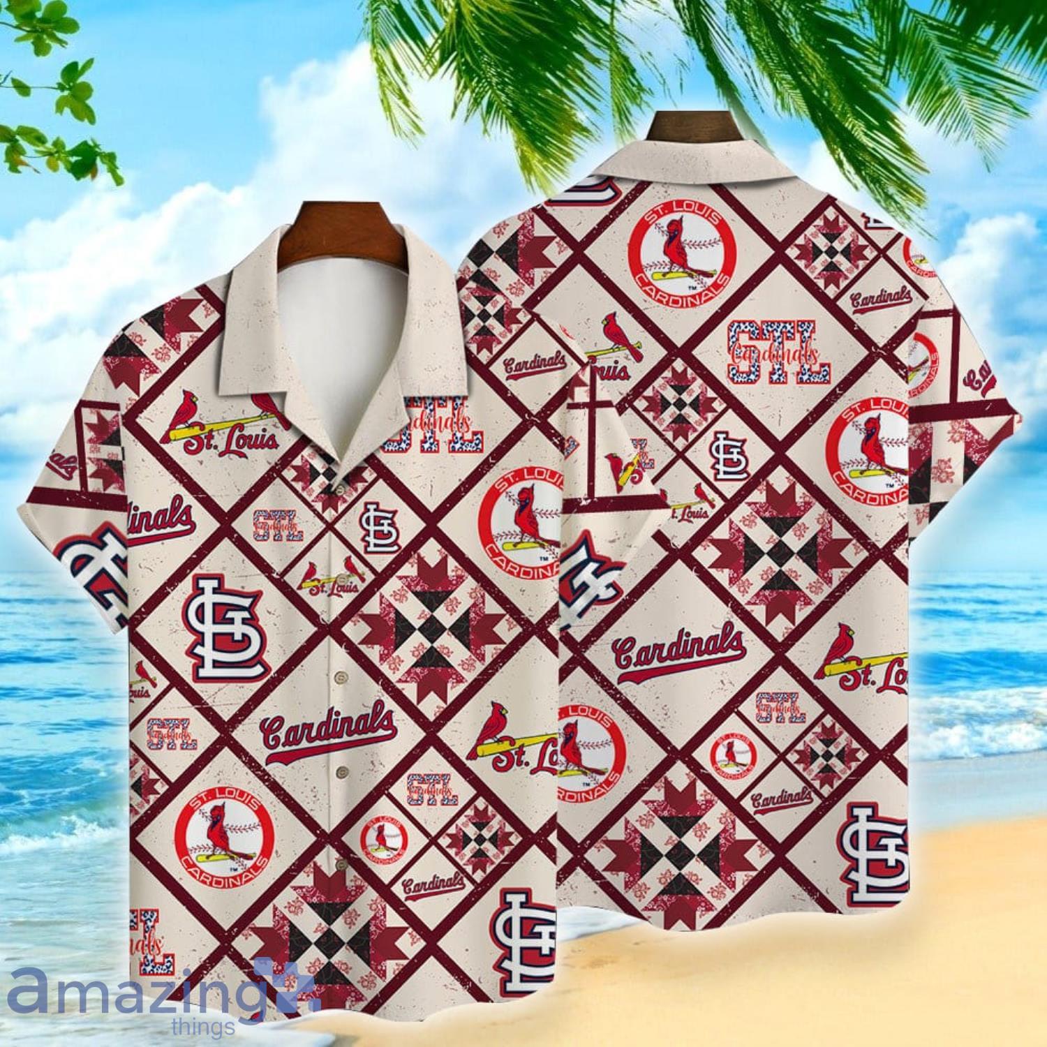 St. Louis Cardinals Mlb Summer 3D Short Sleeve Hawaiian Shirt
