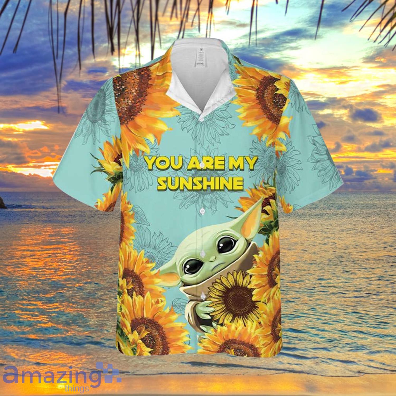 Star Wars Baby Yoda You Are My Sunshine Men And Women Hawaiian Shirt Summer Gift Product Photo 1