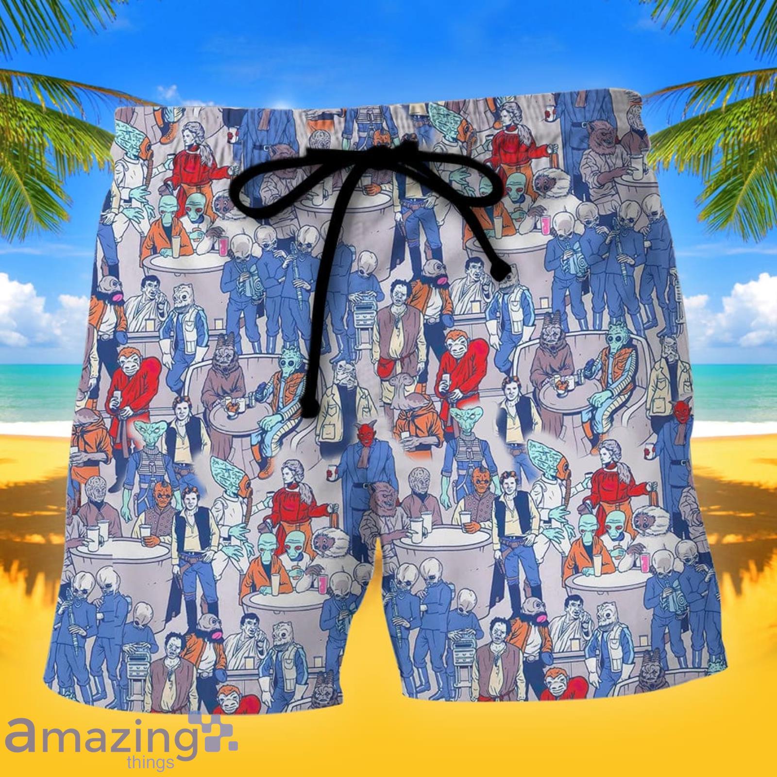 Starwars CANTINA COOL Summer Gift Beach Shorts Product Photo 1