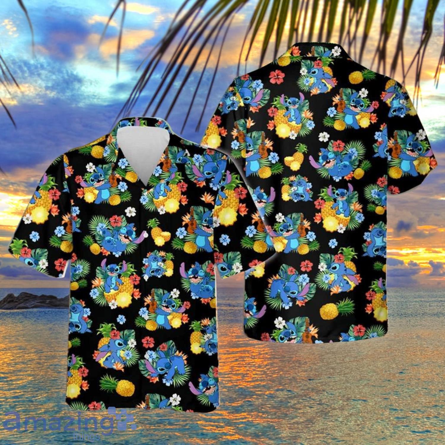 Stitch Pineapple Stitch Men And Women Hawaiian Shirt Summer Gift Product Photo 1