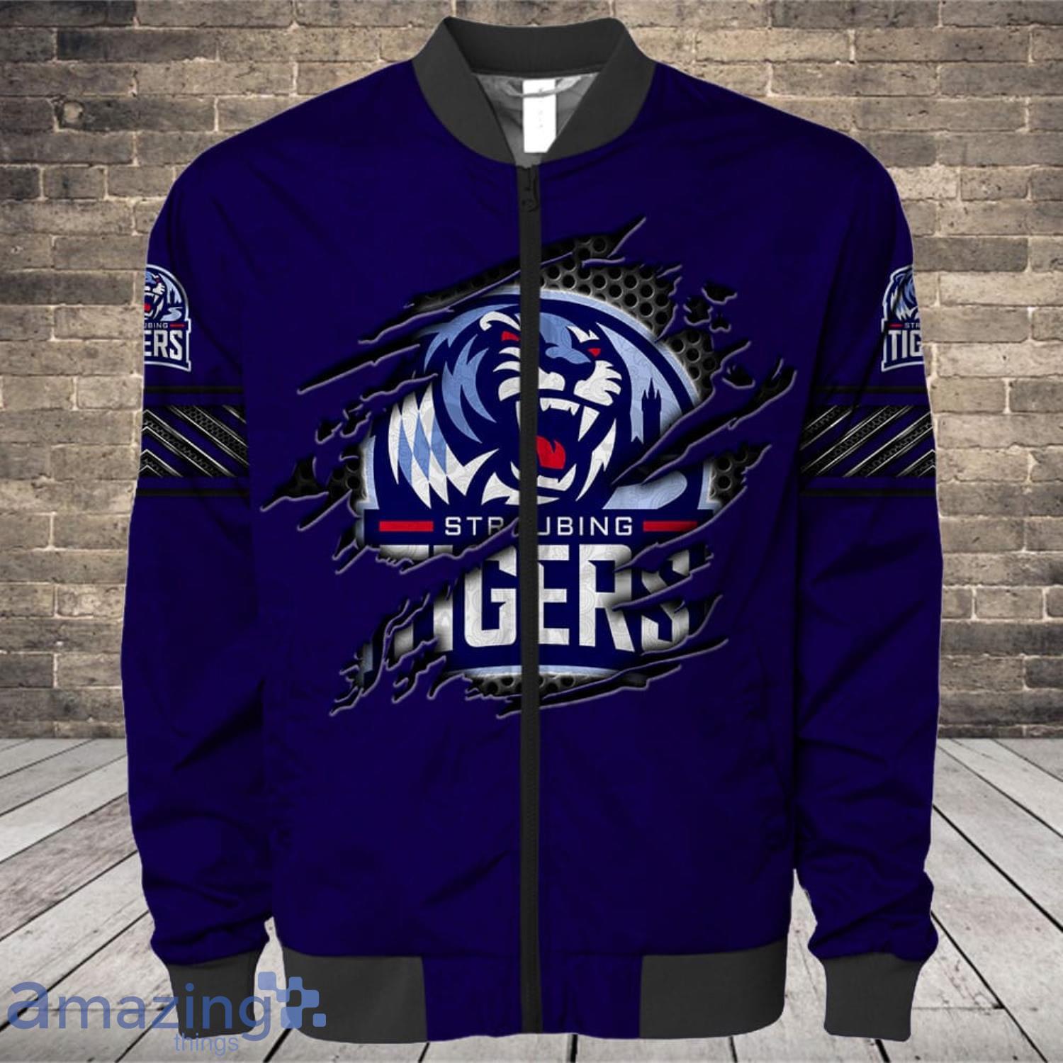 Straubing Tigers 3D All Over Printed Custom Name T Shirt Sweatshirt Hoodie Bomber image Straubing Tigers 3D All Over Printed Custom Name T-Shirt Sweatshirt Hoodie Bomber Product Photo 5