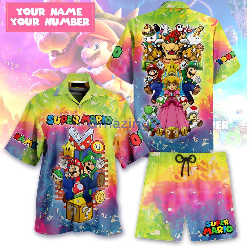 SuperMario Tropical Hawaiian Shi And Short Gift For Men And Women Product Photo 1 SuperMario Tropical Hawaiian Shi And Short Gift For Men And Women Product Photo 1