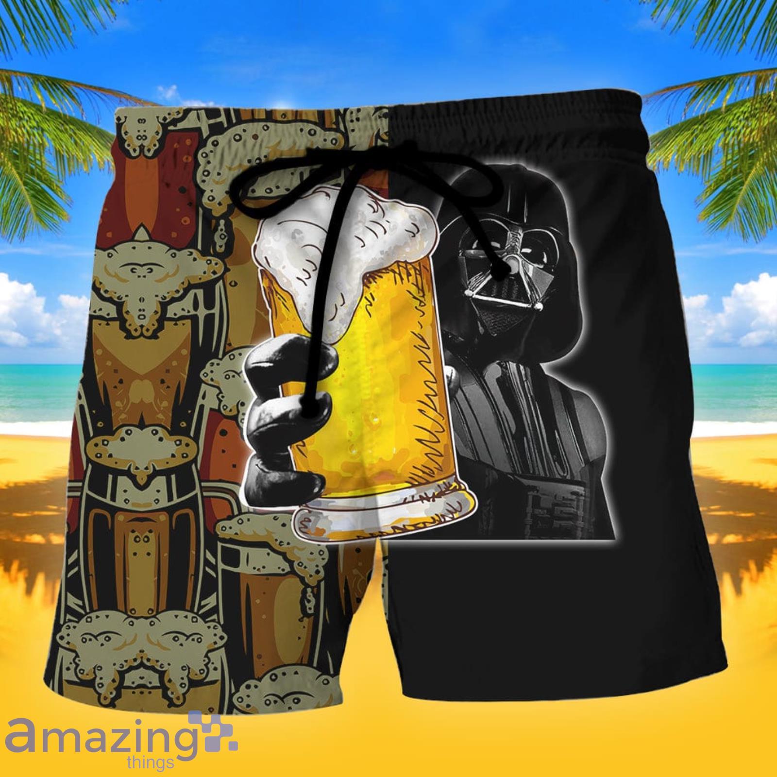 SW Darth Vader I Find Your Lack Of Beer Disturbing Summer Gift Beach Shorts Product Photo 1