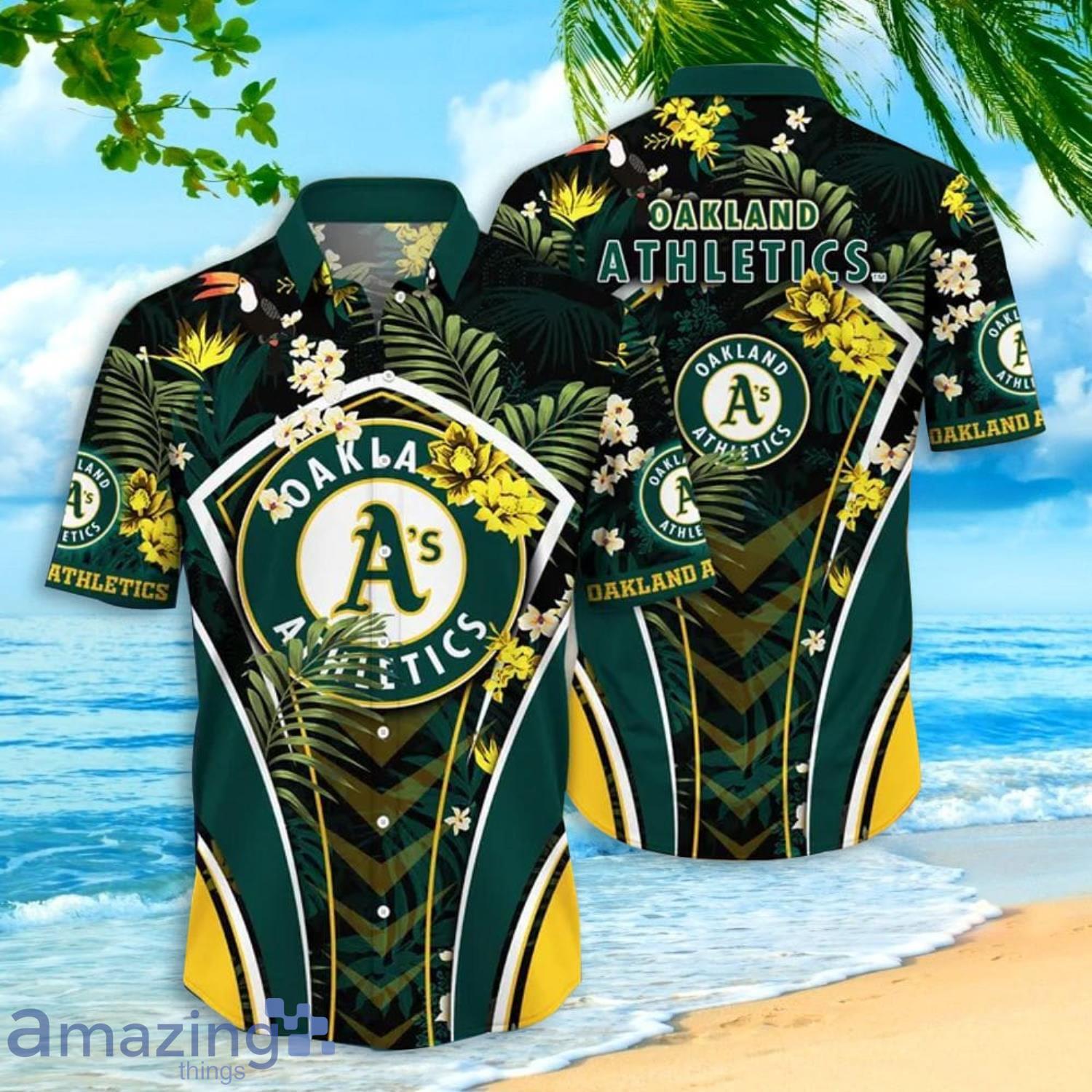 Team Oakland Athletics MLB Flower Tropical Hawaiian Shirt Summer Gift For Men And Women Product Photo 1