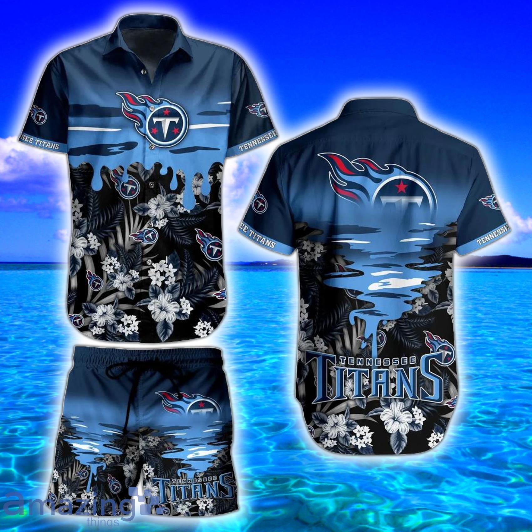 Tennessee Titans Nfl Gift For Fans Tropical Art Hawaiian Shirt And Short