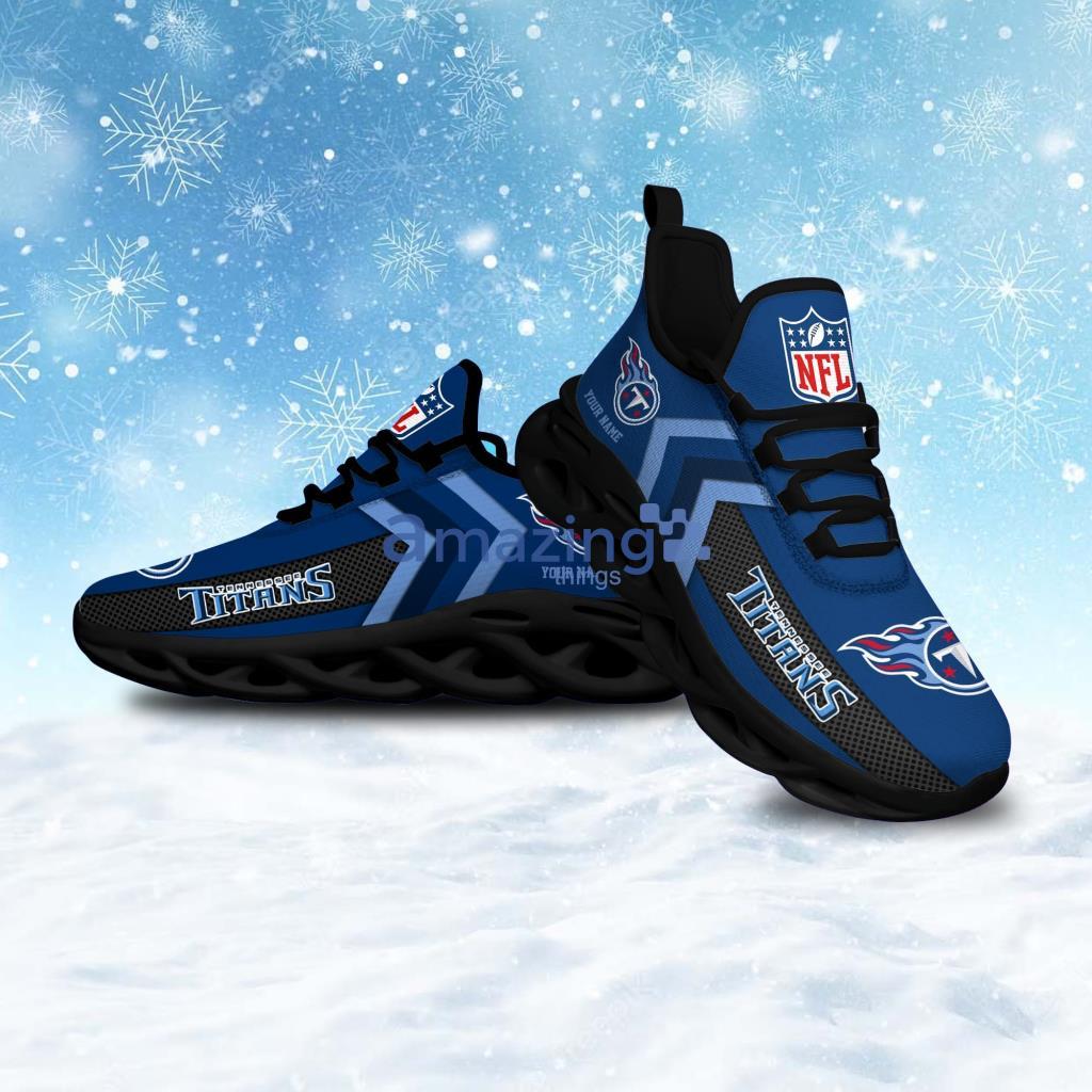 Tennessee Titans Personalized Max Soul Shoes and Cap Allover Print For Fans