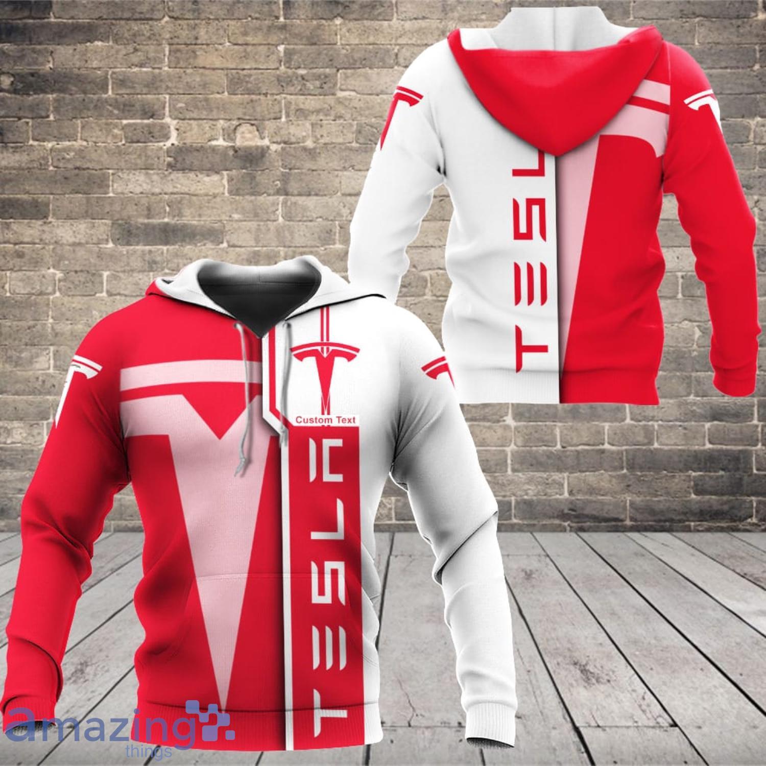 Tesla Motors 3D All Over Printed Custom Name T Shirt Sweatshirt Hoodie Bomber image Tesla Motors 3D All Over Printed Custom Name T-Shirt Sweatshirt Hoodie Bomber Product Photo 2