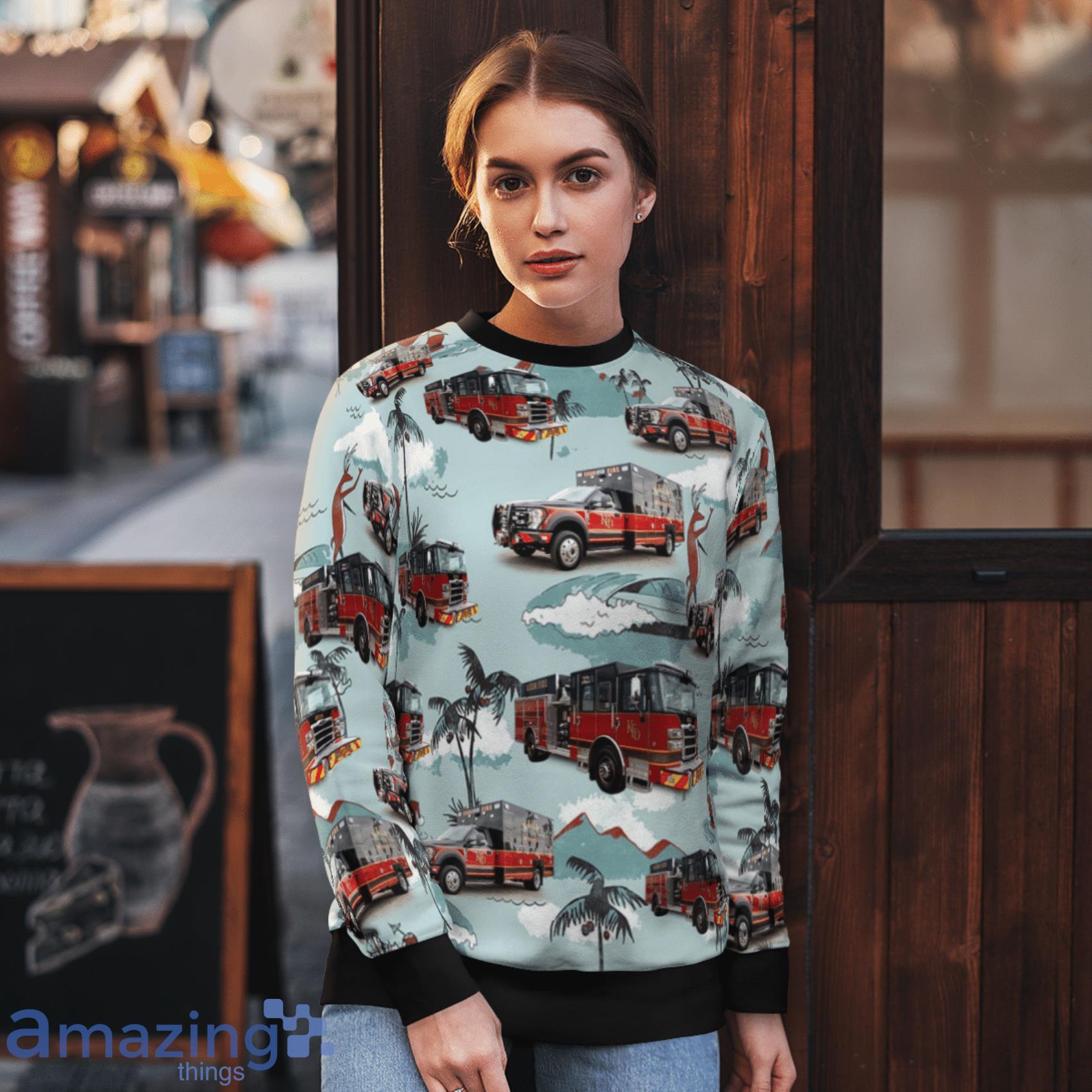 Texas Krum Fire Department Sweater Gift For Xmas image Texas Krum Fire Department Sweater Gift For Xmas Product Photo 2