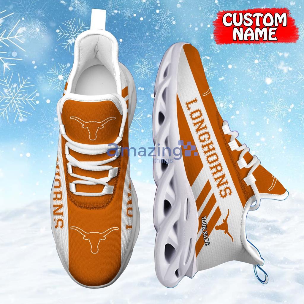 Texas Longhorns Custom Name Personalized Max Soul Shoes For Men And Women image Texas Longhorns Custom Name Personalized Max Soul Shoes For Men And Women Product Photo 2