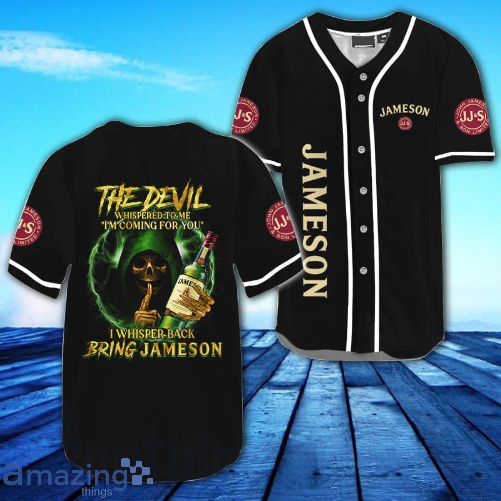The Devil Bring Jameson AOP Full Print Baseball Jersey Shirt Product Photo 1