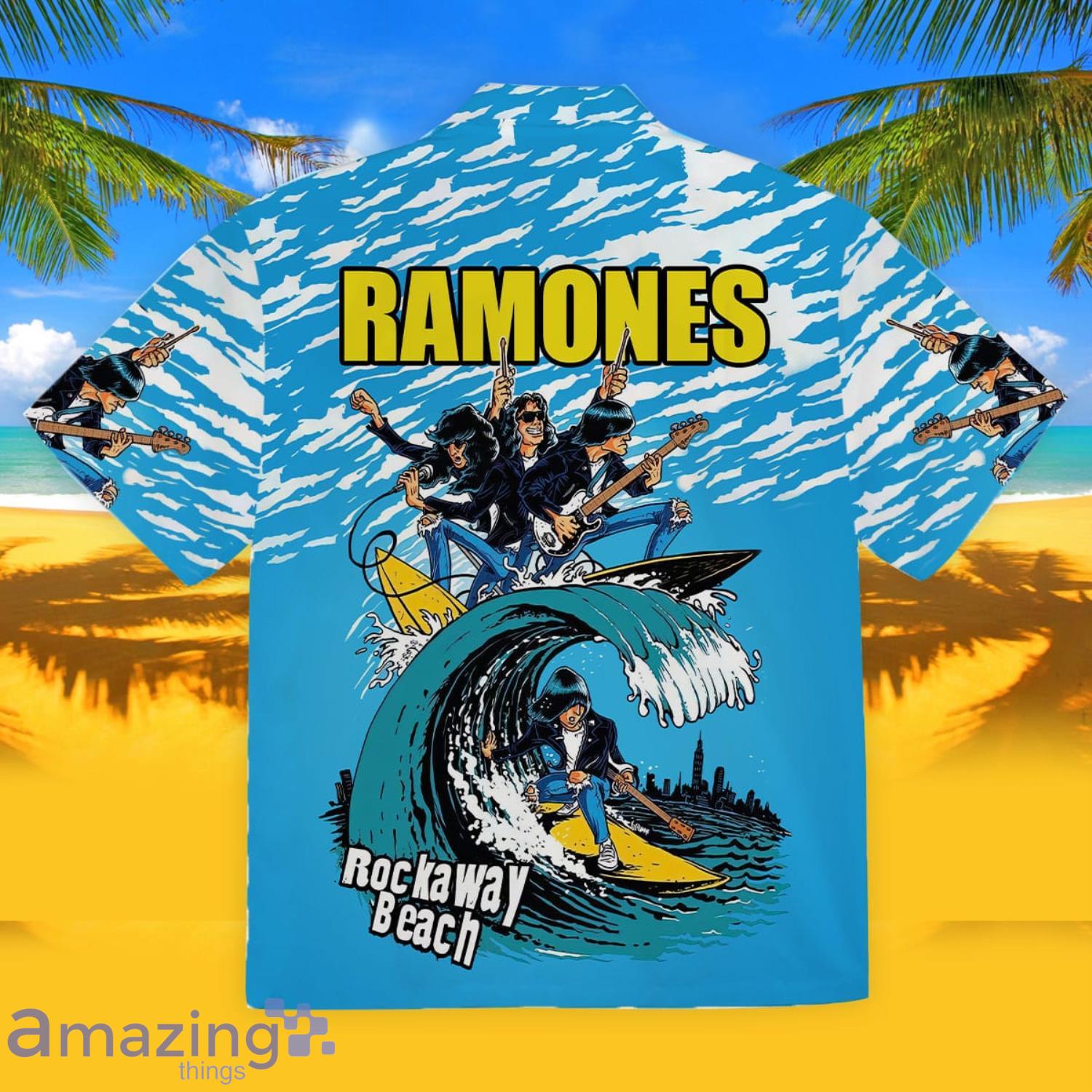The Ramones Hawaiian Shirt For Men And Women image The Ramones Hawaiian Shirt For Men And Women Product Photo 2
