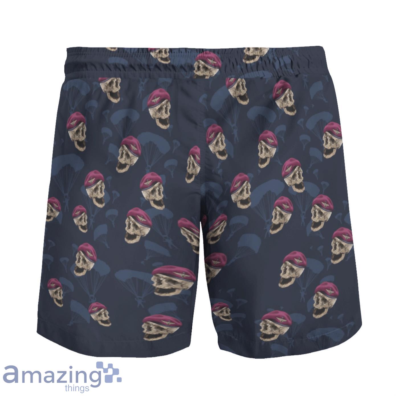UK Parachute Regiment AOP Print Hawaiian Shirt And Short Set image UK Parachute Regiment AOP Print Hawaiian Shirt And Short Set Product Photo 3