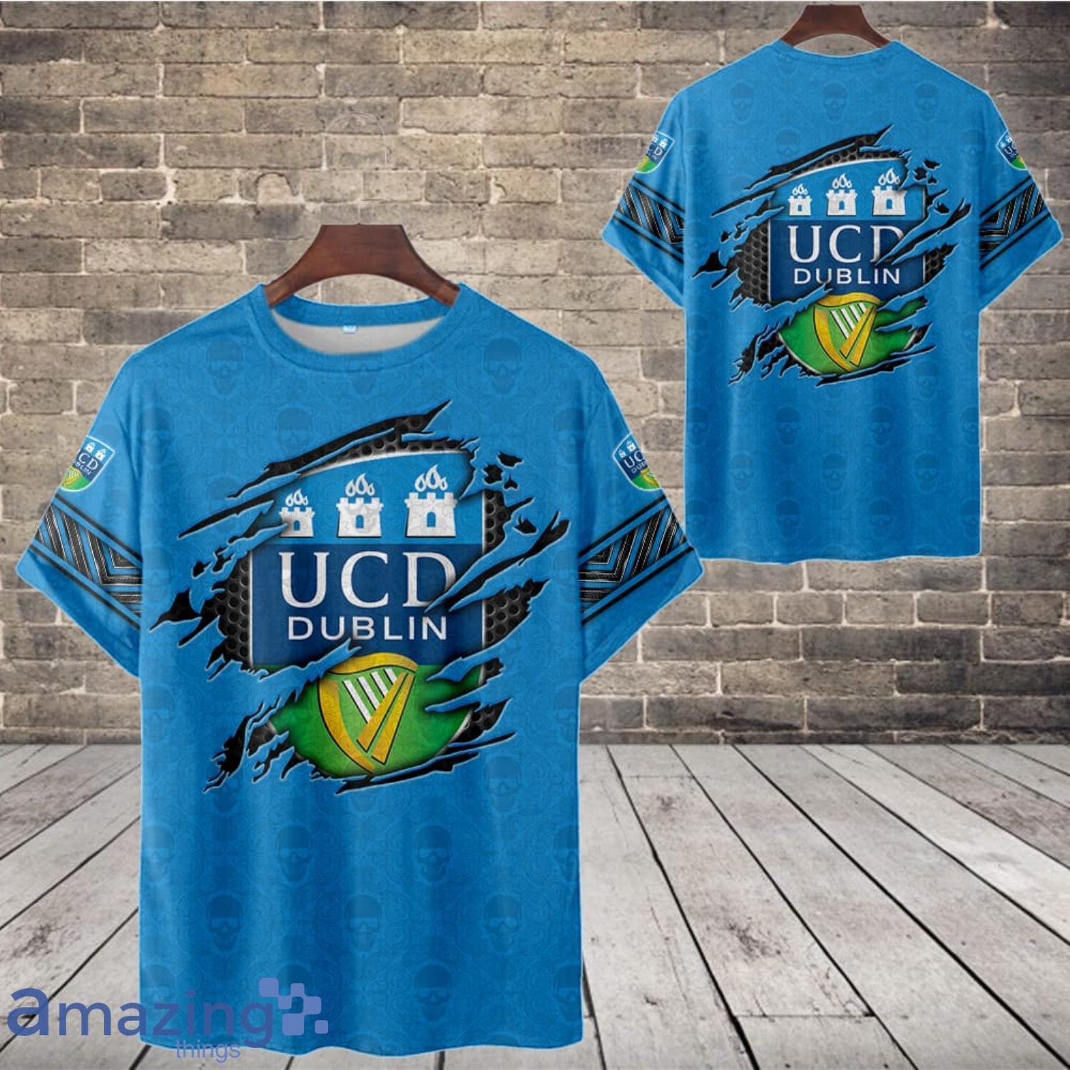 University College Dublin R.F.C. 3D All Over Printed Custom Name T Shirt Sweatshirt Hoodie Bomber image University College Dublin R.F.C. 3D All Over Printed Custom Name T-Shirt Sweatshirt Hoodie Bomber Product Photo 6
