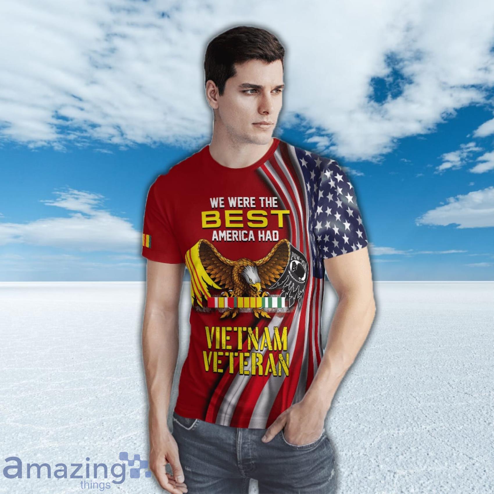Vietnam Veteran America VVA Military Soldier All Over Print 3D T Shirt image Vietnam Veteran America VVA Military Soldier All Over Print 3D T-Shirt Product Photo 2