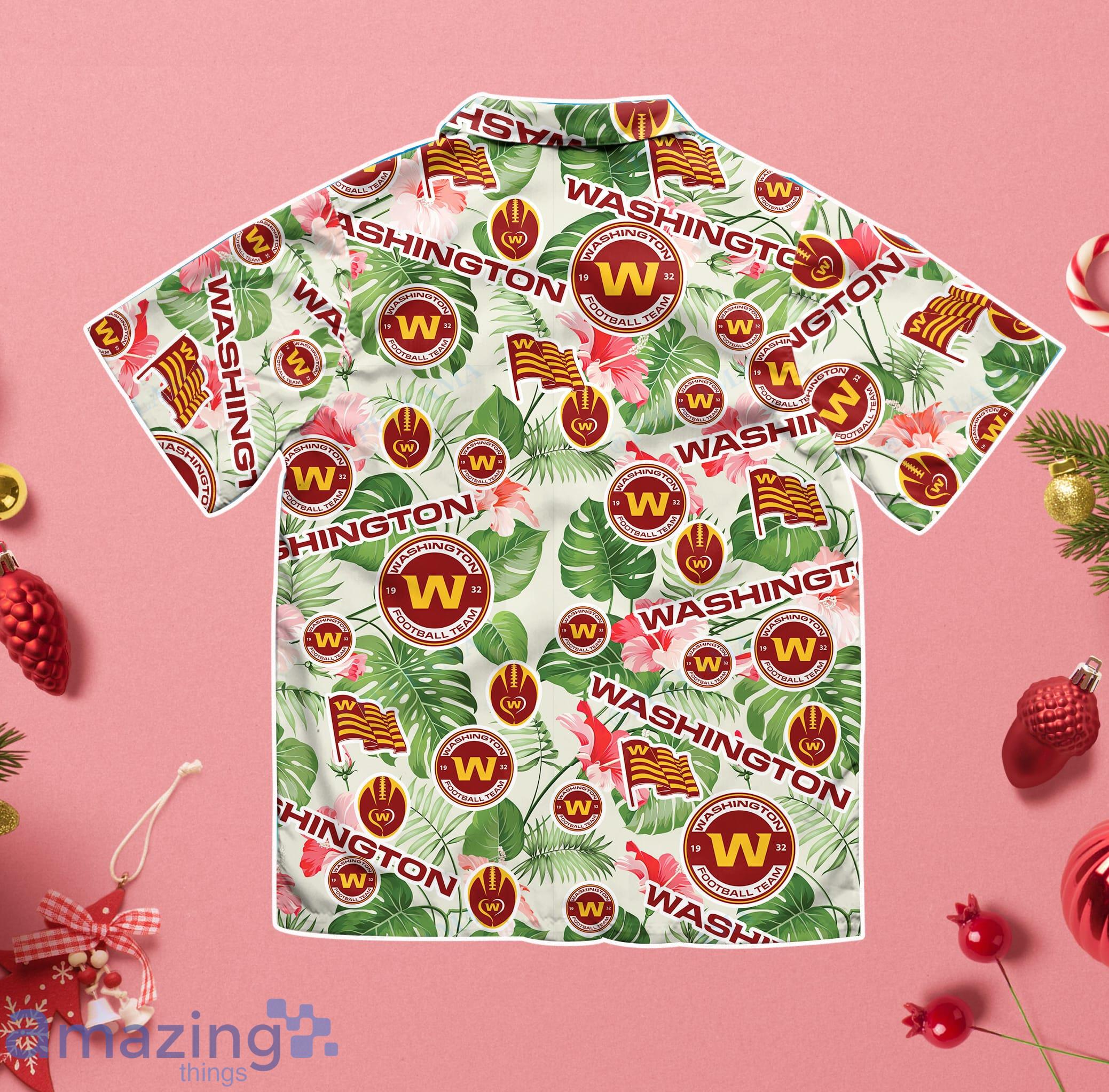 Washington Commanders Hawaiian Shirt All Over Print - T-shirts Low