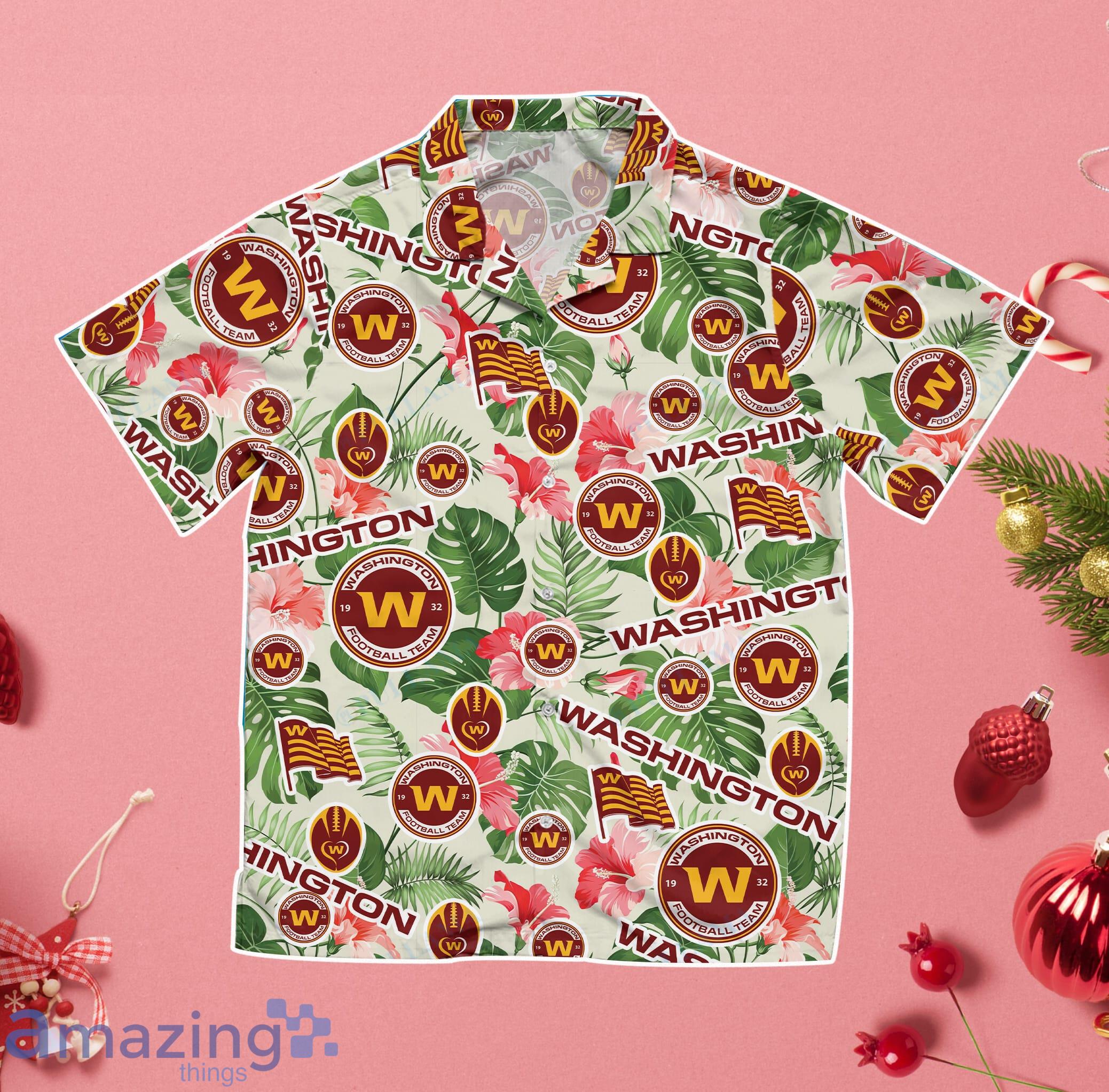 Washington Commanders Logo Hawaiian Shirt For Men And Women