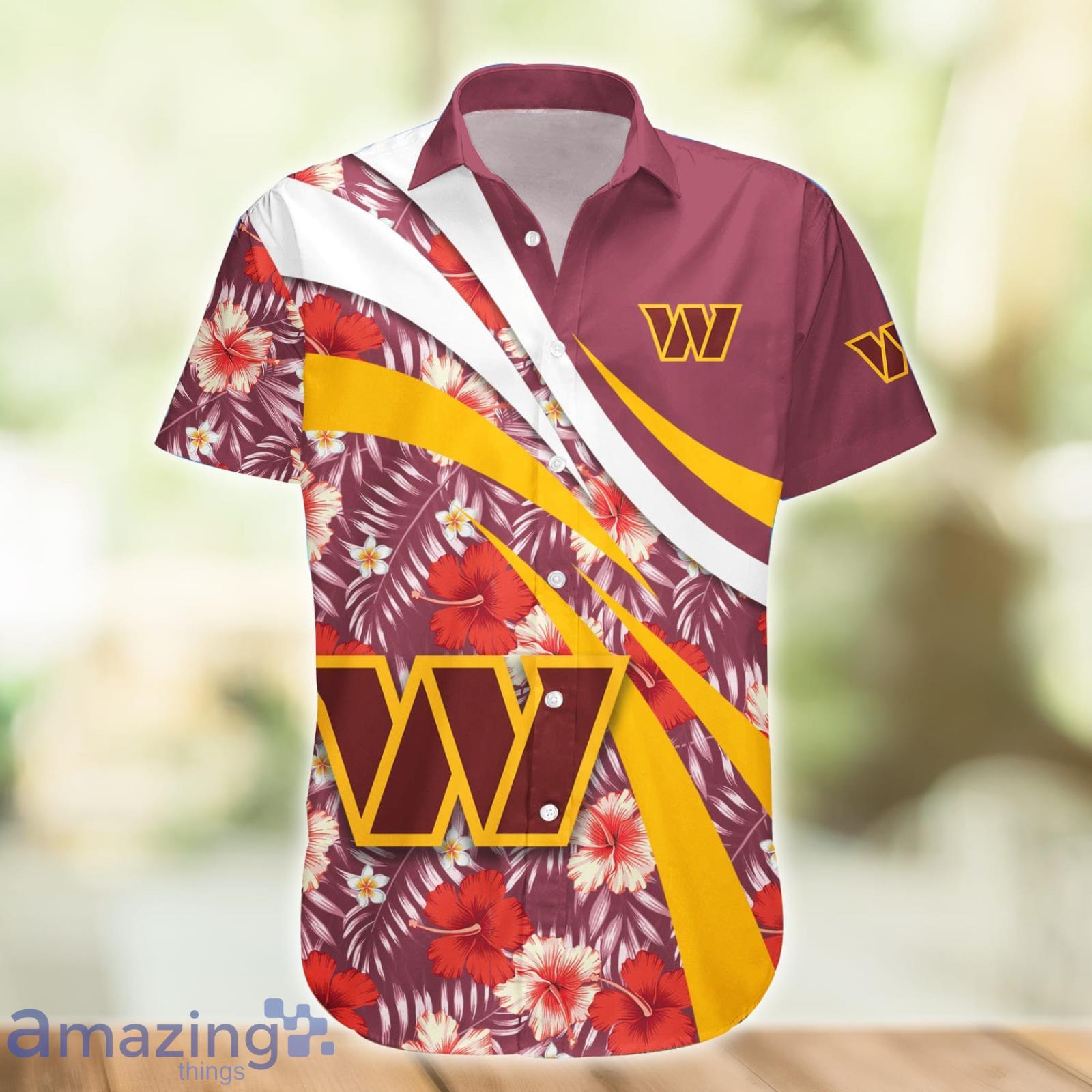 Washington Commanders NFL Flower Hawaiian Shirt Special Gift For