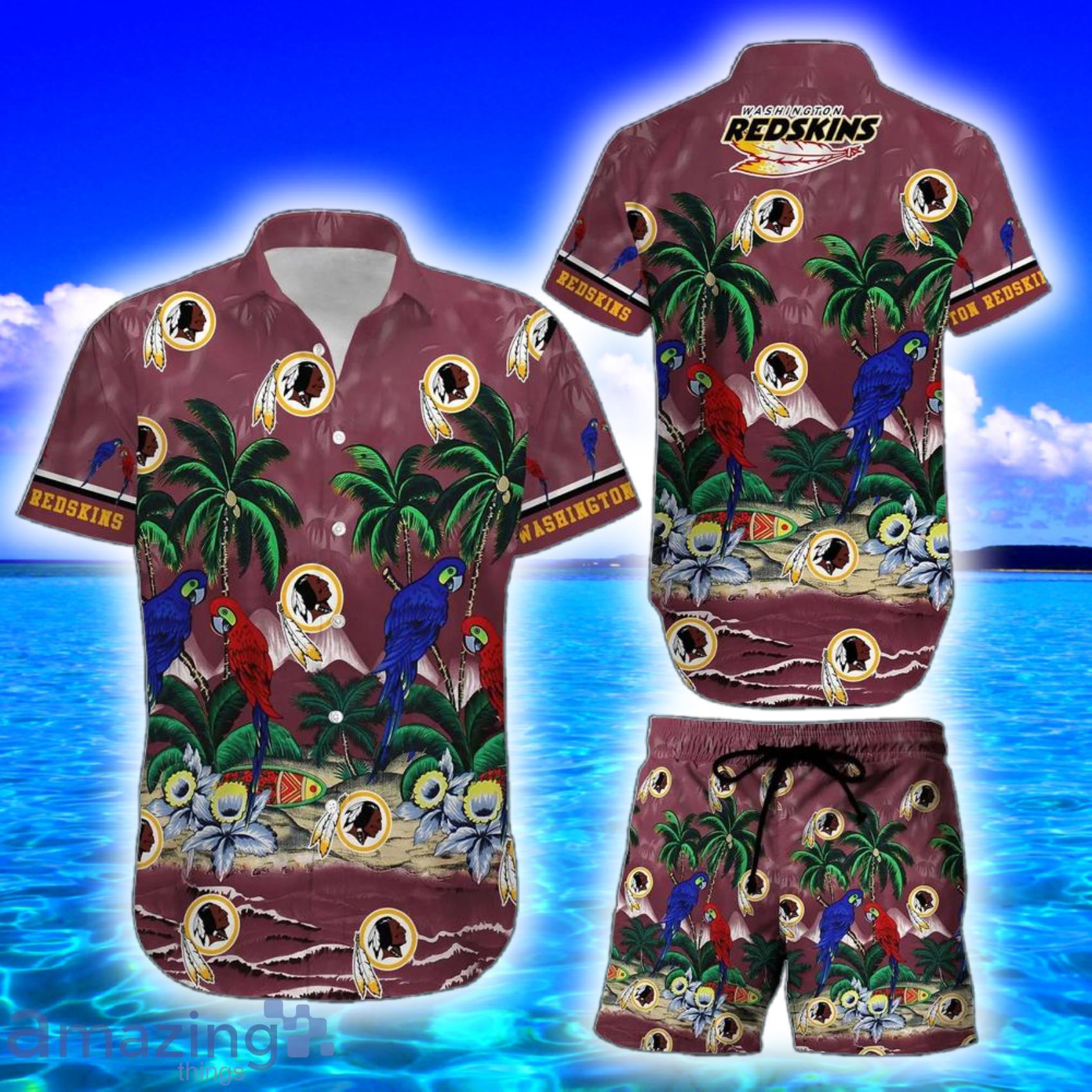 Personalized NFL Washington Redskins Combo Hawaiian Shirt And Short