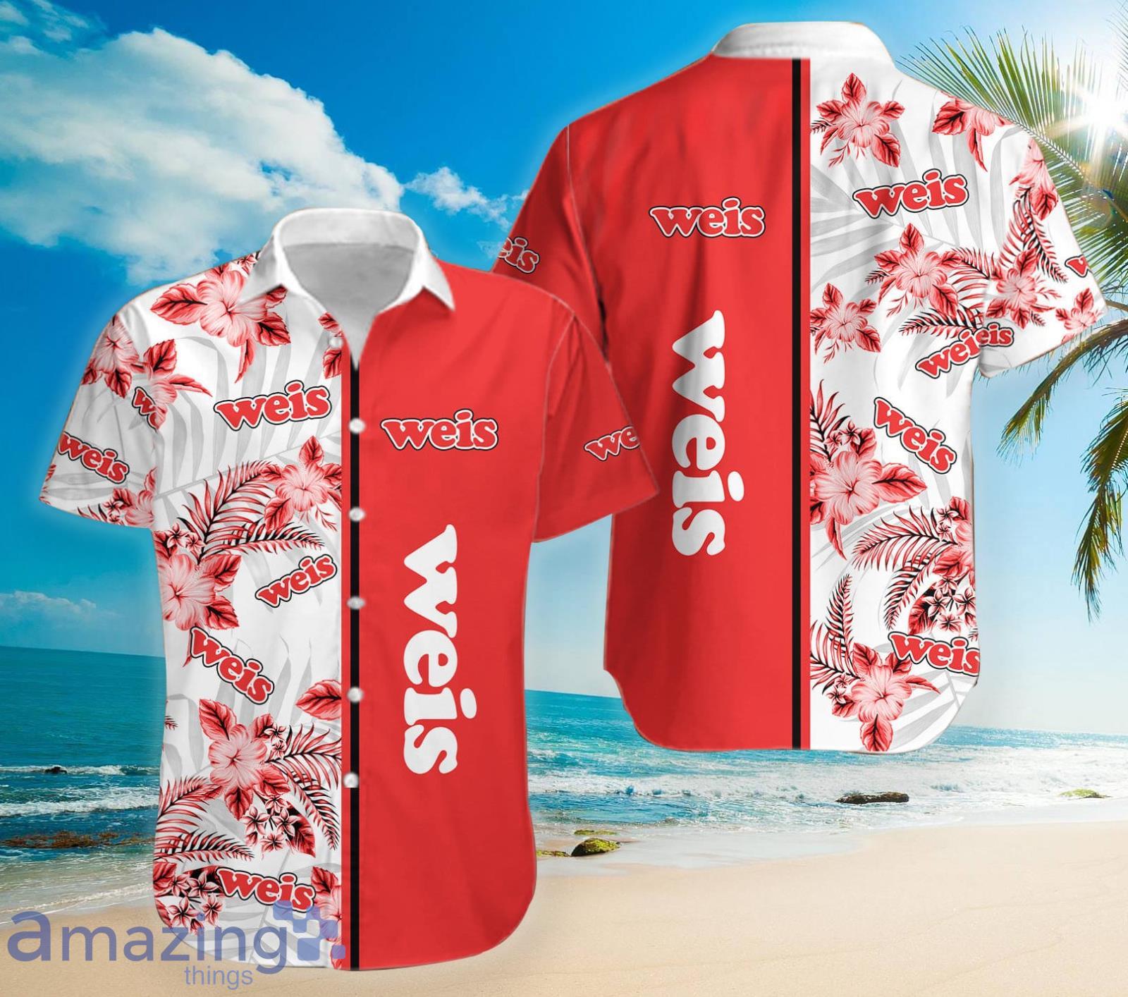 Weis Markets Tropical Flower Hawaiian Shirt For Men And Women Product Photo 1 Weis Markets Tropical Flower Hawaiian Shirt For Men And Women Product Photo 1