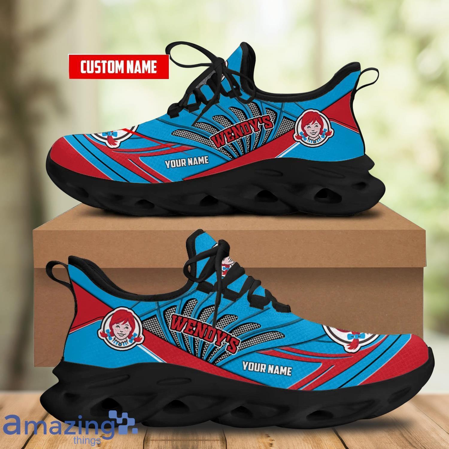 Wendy's Custom Name Max Soul Shoes Cool Running Sneakers For Men And Women - wendy's Max Soul Shoes HTVQ8843_1