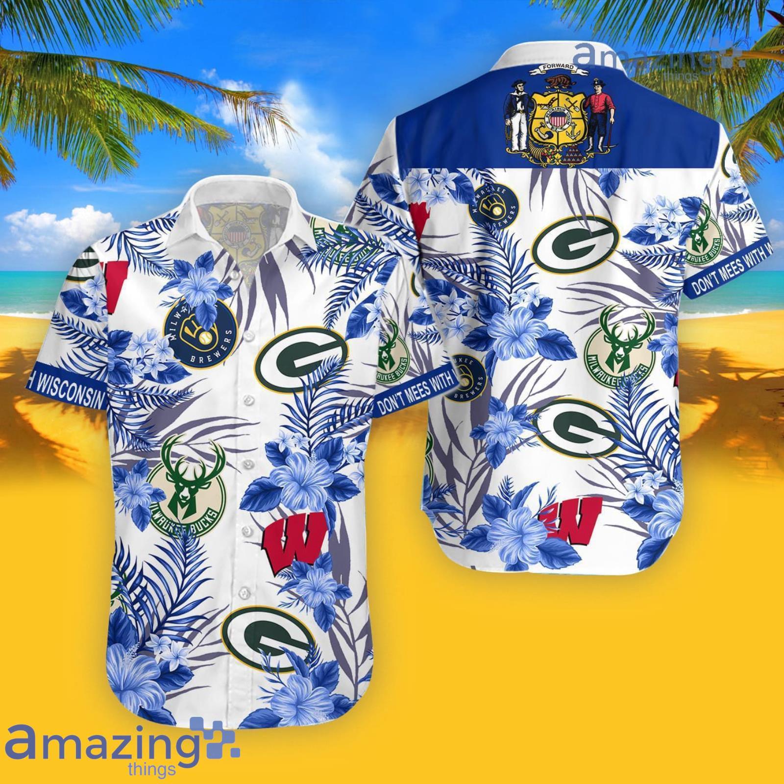 Wisconsin Tropical Hawaiian Shirt For Men And Women For Men And Women Product Photo 1