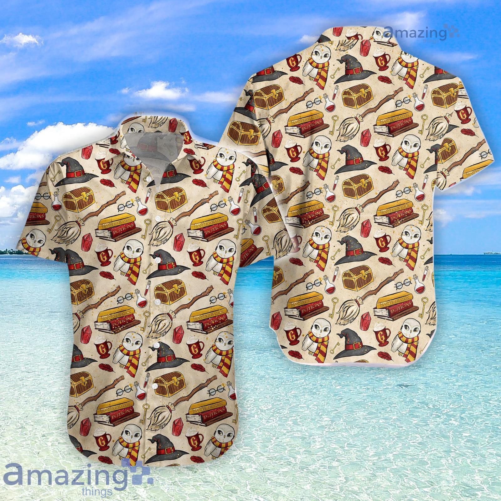 Wizard Fabric Cute Hawaiian Shirt Product Photo 1