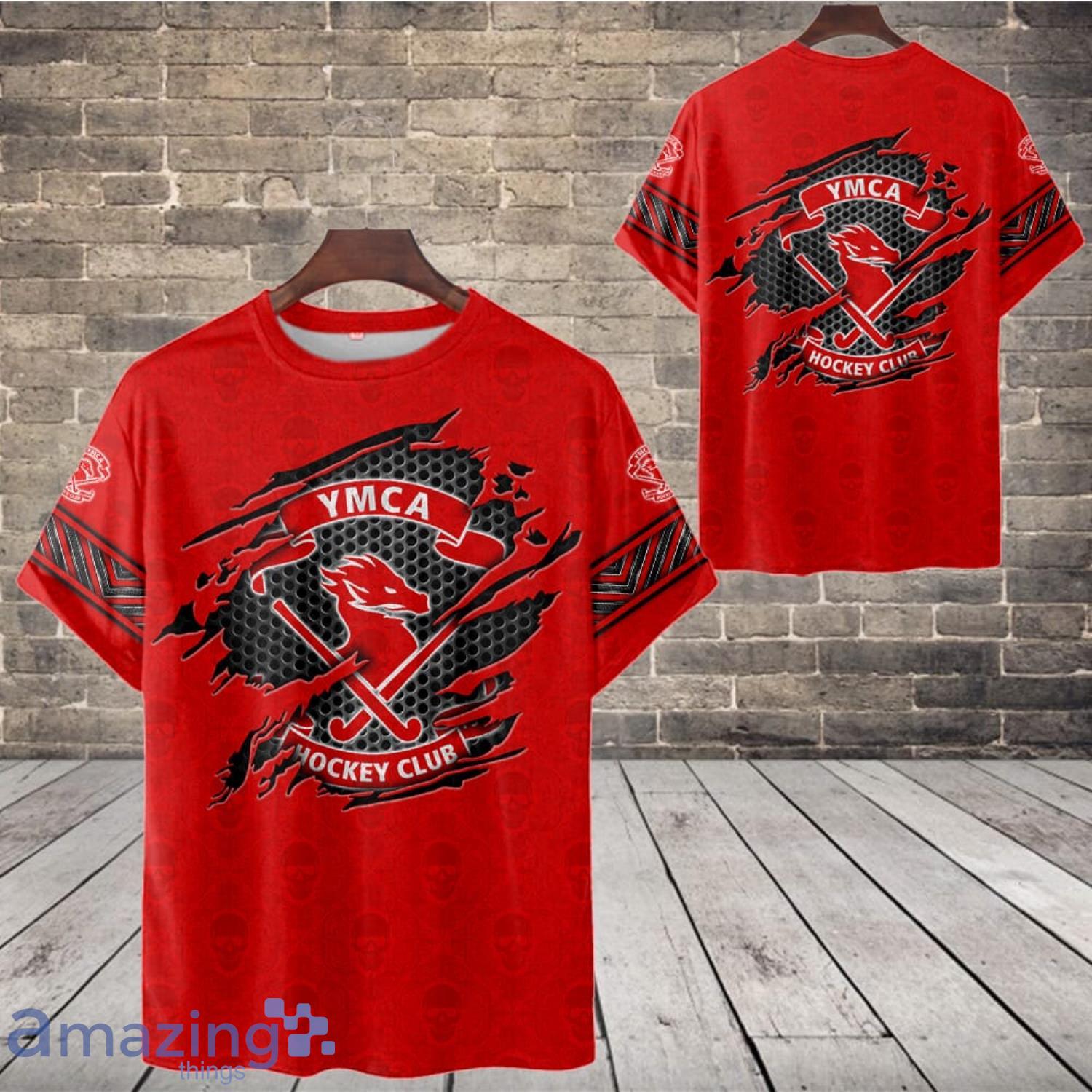YMCA Hockey Club 3D All Over Printed Custom Name T Shirt Sweatshirt Hoodie Bomber image YMCA Hockey Club 3D All Over Printed Custom Name T-Shirt Sweatshirt Hoodie Bomber Product Photo 6