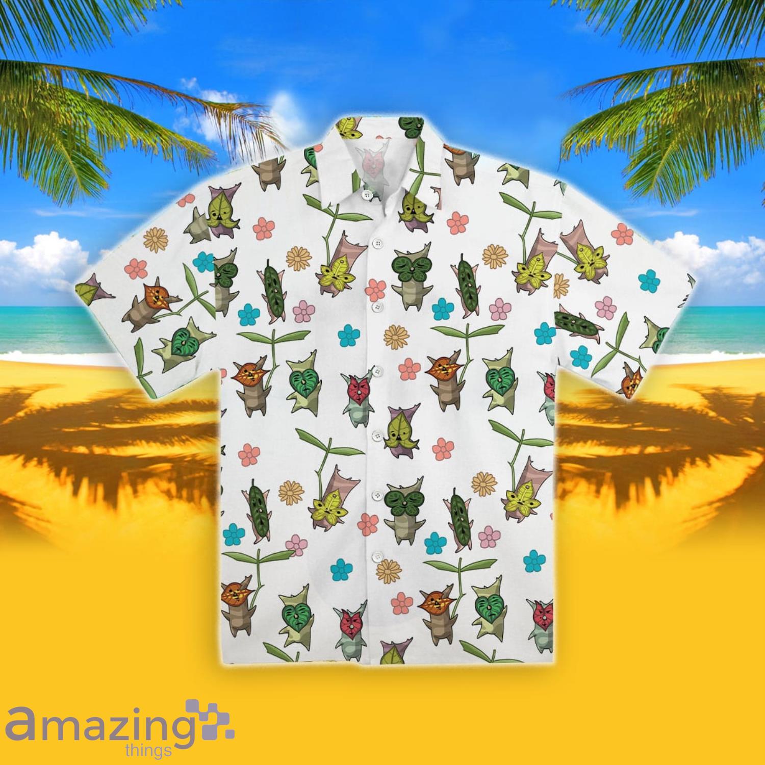Zelda Majora And Korok Summer Short Sleeve Hawaiian Shirt Product Photo 1