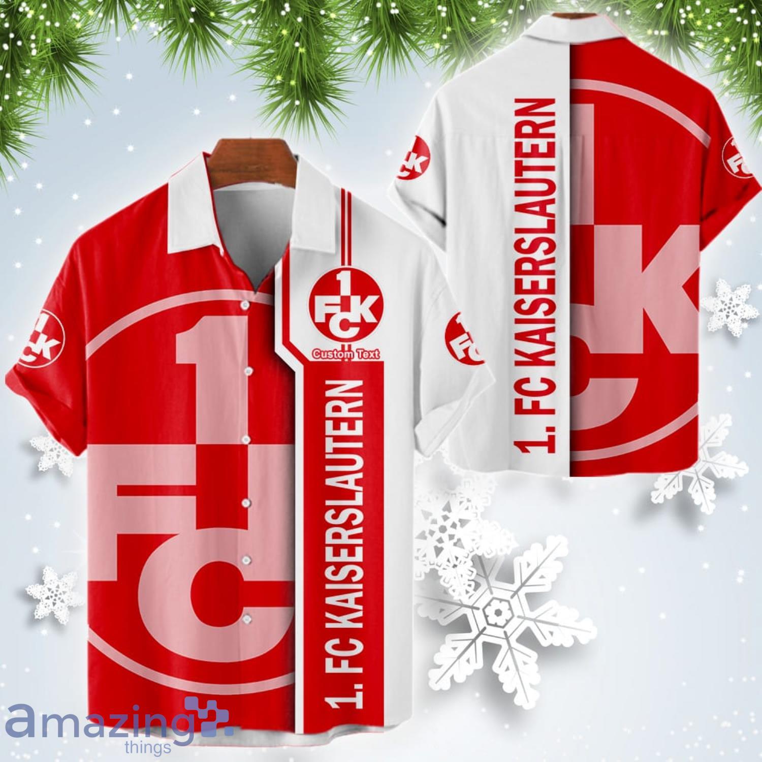 1. FC Kaiserslautern Short Sleeve Hawaiian Shirt Custom Name For Fans Product Photo 1