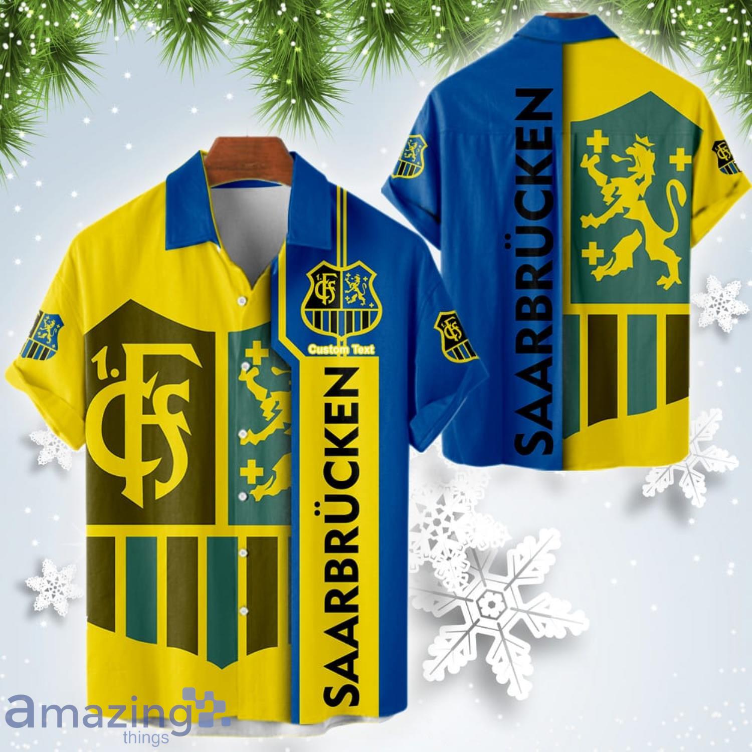 1. FC Saarbrücken Short Sleeve Hawaiian Shirt Custom Name For Fans Product Photo 1 1. FC Saarbrücken Short Sleeve Hawaiian Shirt Custom Name For Fans Product Photo 1