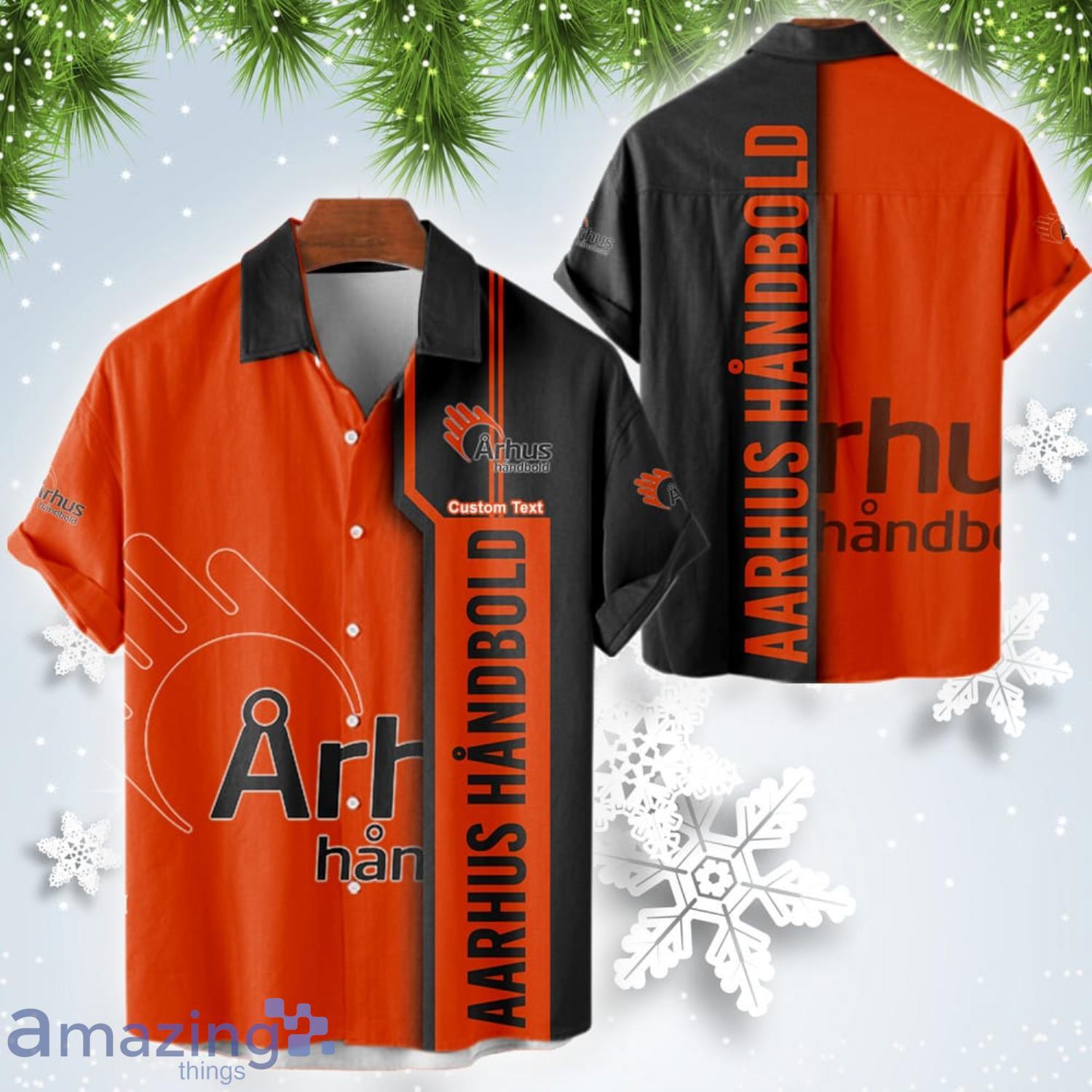 Aarhus Handbold Short Sleeve Hawaiian Shirt Custom Name For Fans Product Photo 1