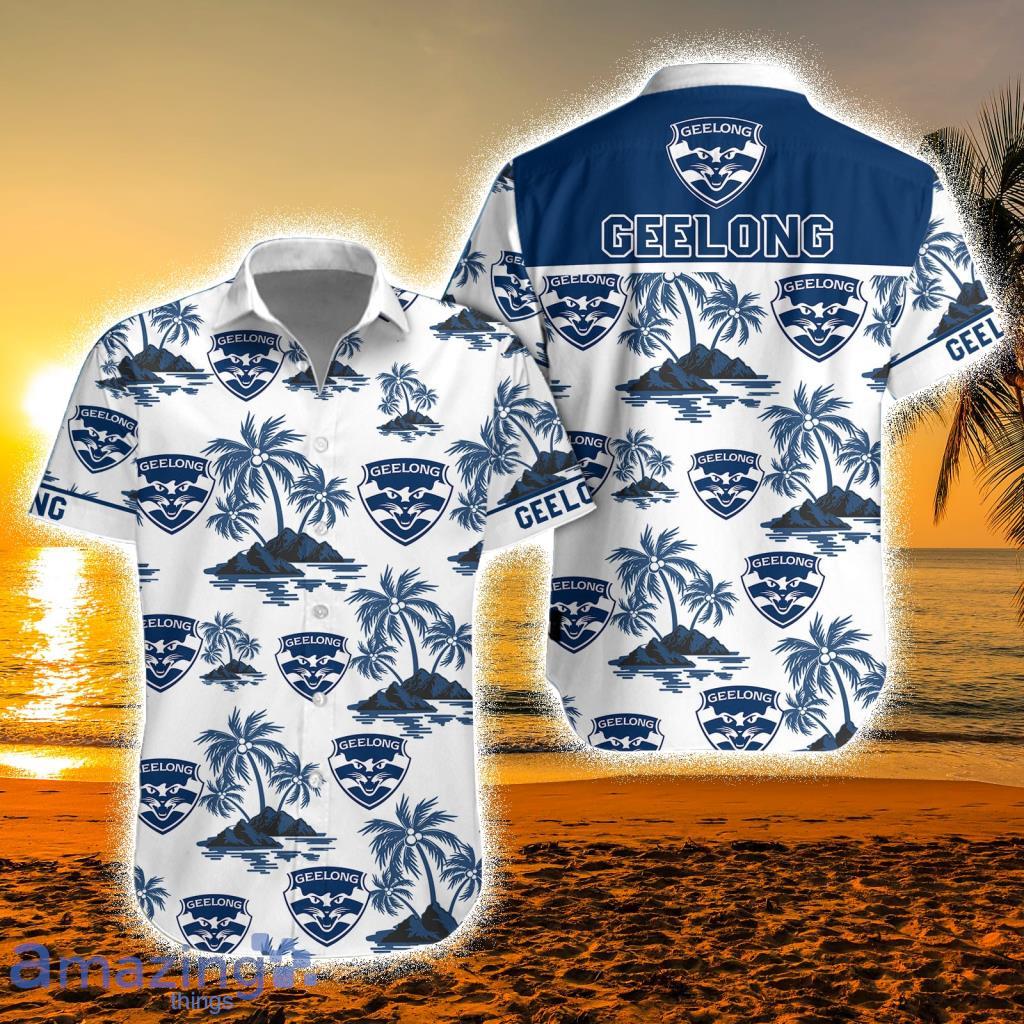 Afl Geelong Football Club Coconut Island Tropical Hawaiian Shirt Gift For Men And Women Product Photo 1