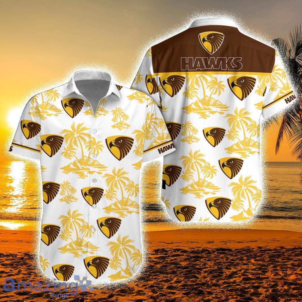 Afl Hawthorn Football Club Coconut Island Tropical Hawaiian Shirt Gift For Men And Women Product Photo 1
