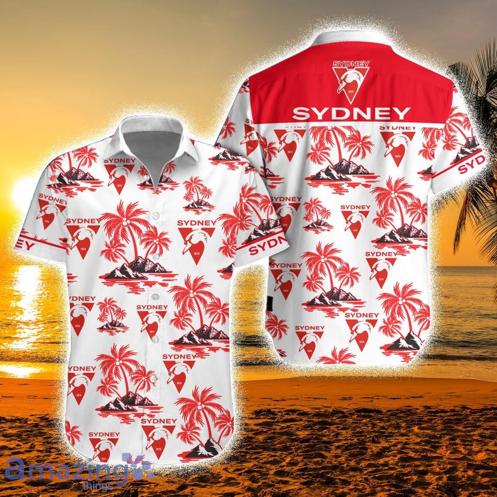 Afl Sydney Swans Coconut Island Tropical Hawaiian Shirt Gift For Men And Women Product Photo 1