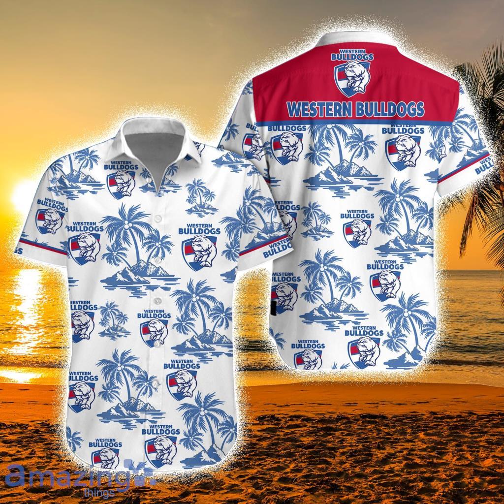 Afl Western Bulldogs Coconut Island Tropical Hawaiian Shirt Gift For Men And Women Product Photo 1
