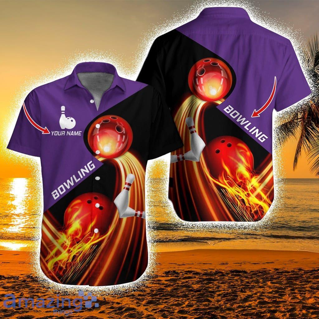 Amazing Fire Bowling Ball Pattern Personalized Name Hawaiian Shirt For Men And Women, Bowling Lover Product Photo 1 Amazing Fire Bowling Ball Pattern Personalized Name Hawaiian Shirt For Men And Women, Bowling Lover Product Photo 1